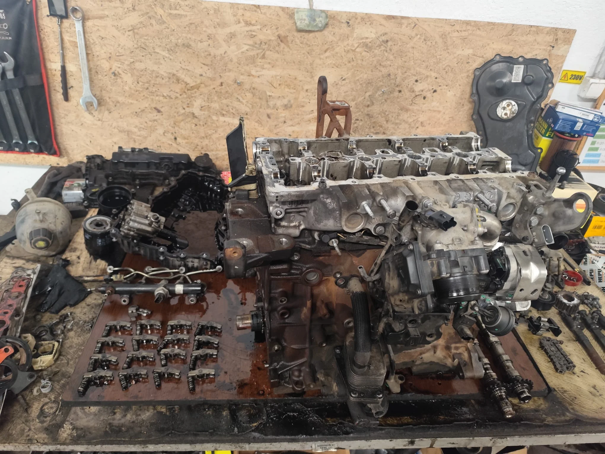 reparatii motor egr admisie si turbina 2